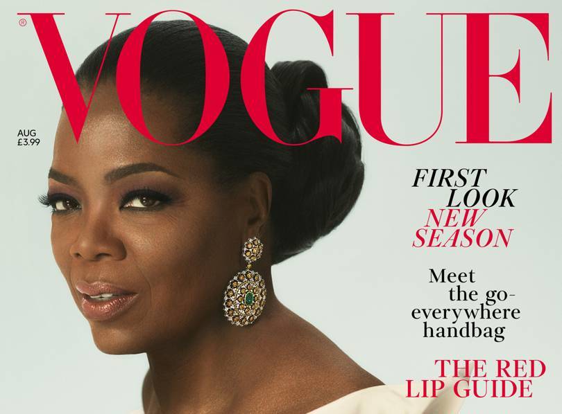 Media mogul, Oprah Winfrey covers British Vogue