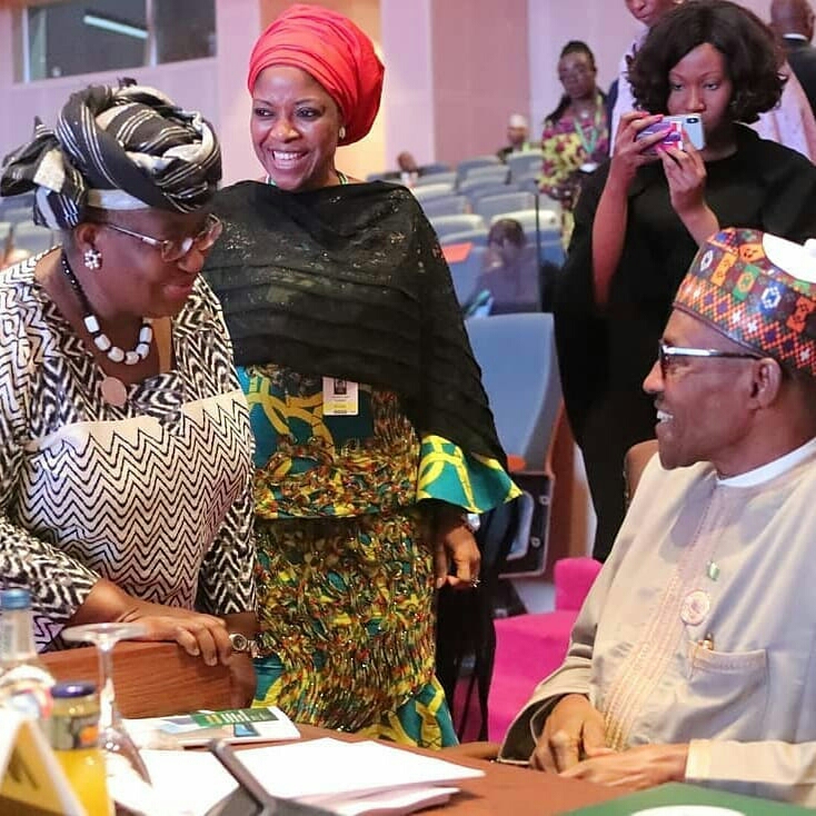 Ngozi Okonjo Iweala meets with President Buhari