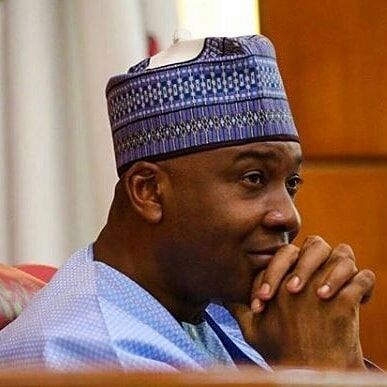 Bukola Saraki celebrates Supreme Court ruling of CCT