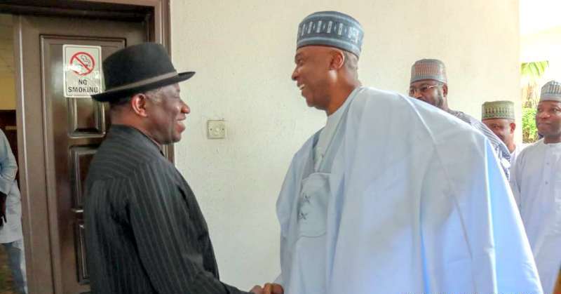 Presidential ambition: Senate president, Saraki meets with Goodluck Jonathan