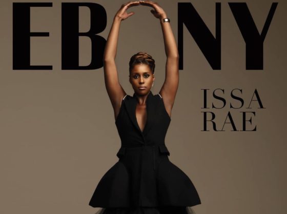 Issa Rae is fiery on the cover of Ebony magazine