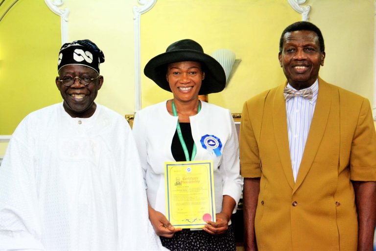 Senator Oluremi Tinubu becomes RCCG pastor Senator Oluremi Tinubu becomes RCCG pastor