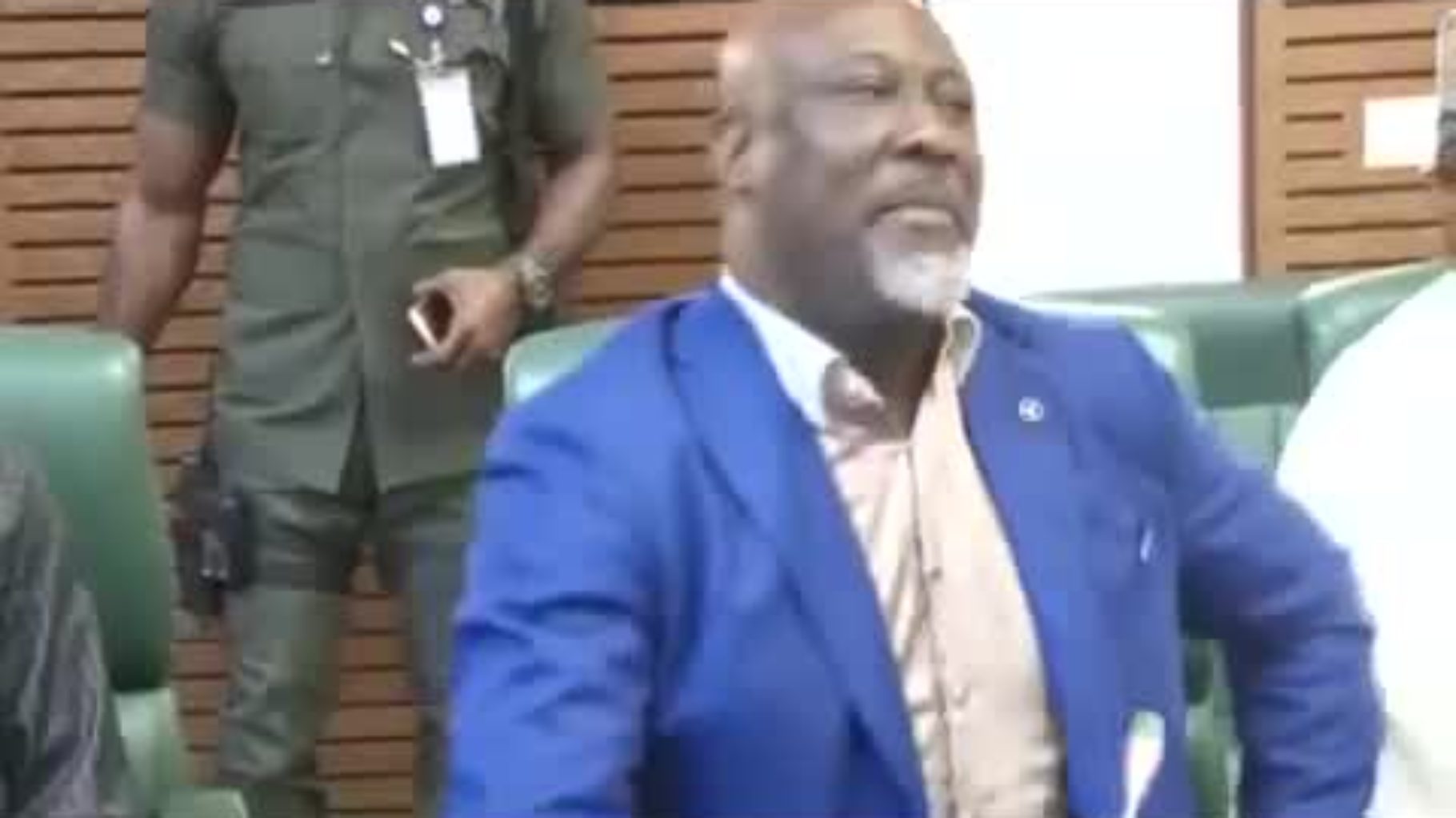 Dino Melaye mocks Akpabio, hails Gov Udom in new video