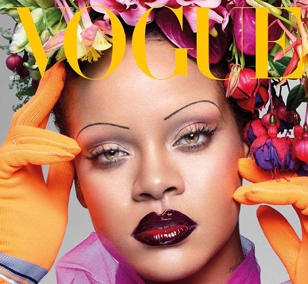 Rihanna gets transformed on the cover of British Vogue