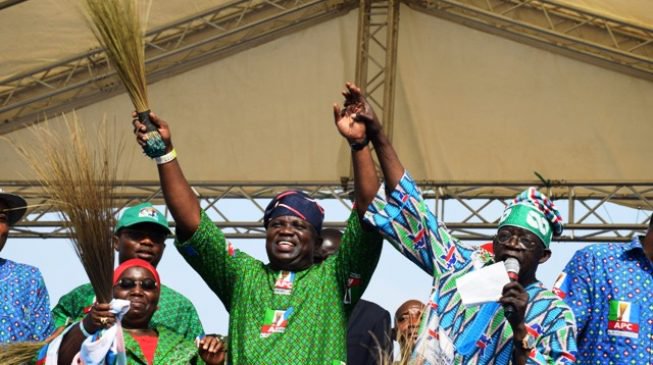 Akinwunmi Ambode denies any rift with his godfather, Tinubu