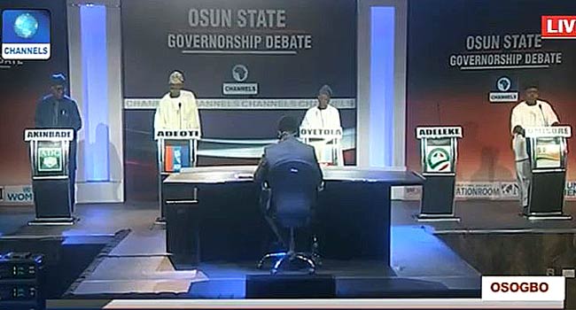 Nigerians mock Senator Adeleke’s absence at Osun State governorship TV debate