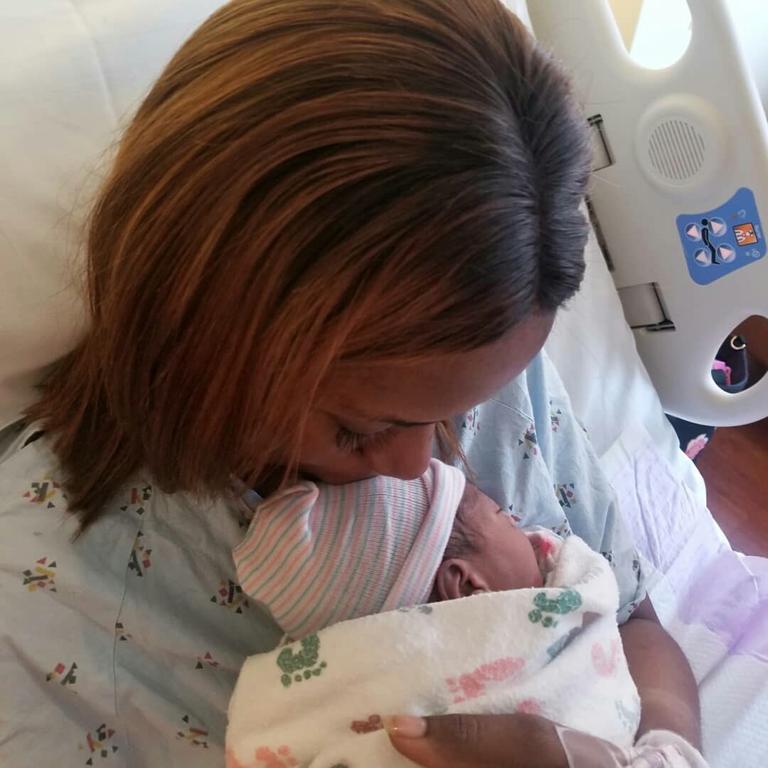 Linda Ikeji welcomes a bouncing baby boy in the US