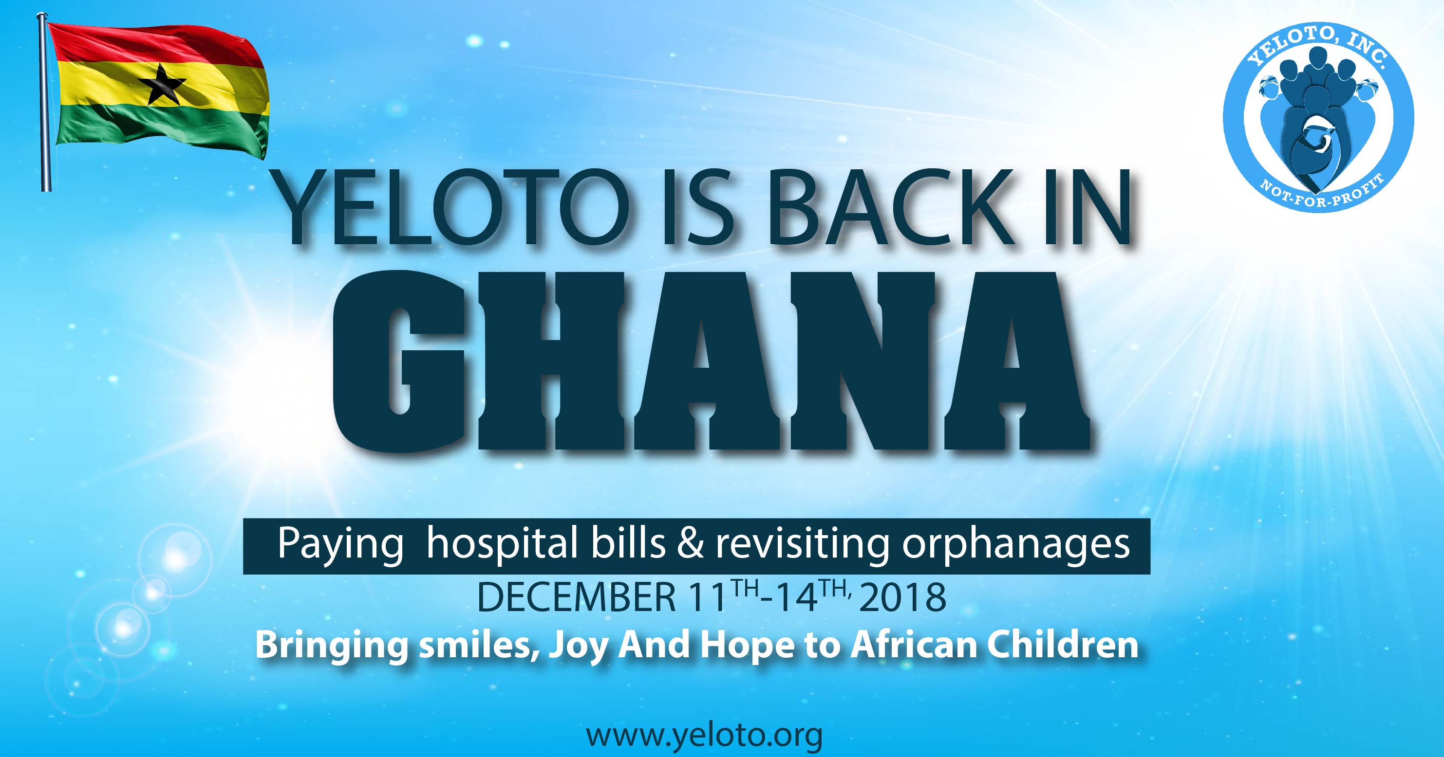 Yeloto African Children Foundation visits Ghana in December
