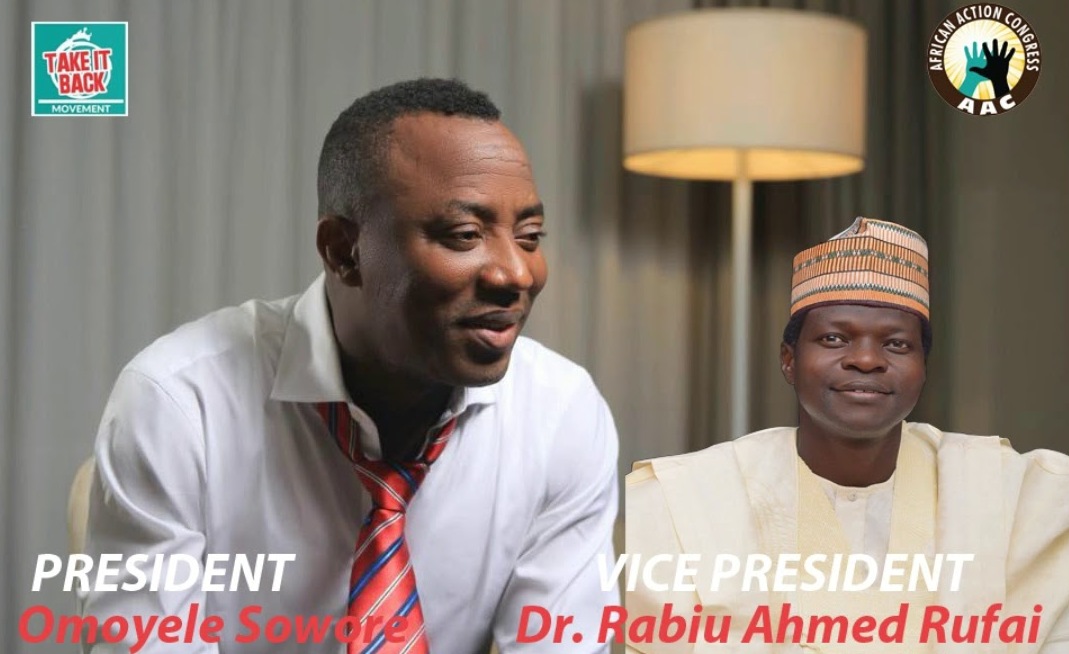 Omoyele Sowore picks Rabiu Ahmed Rufai as running mate