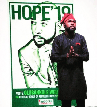 Singer, Banky W joins politics, eyes House of Reps seat