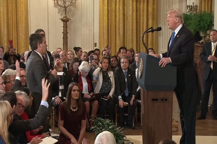 CNN files law suit against White House for barring reporter
