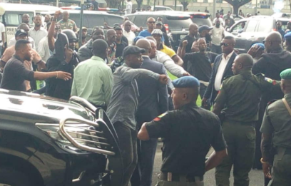 Udom storms state assembly, throws in disarray plot to impeach him