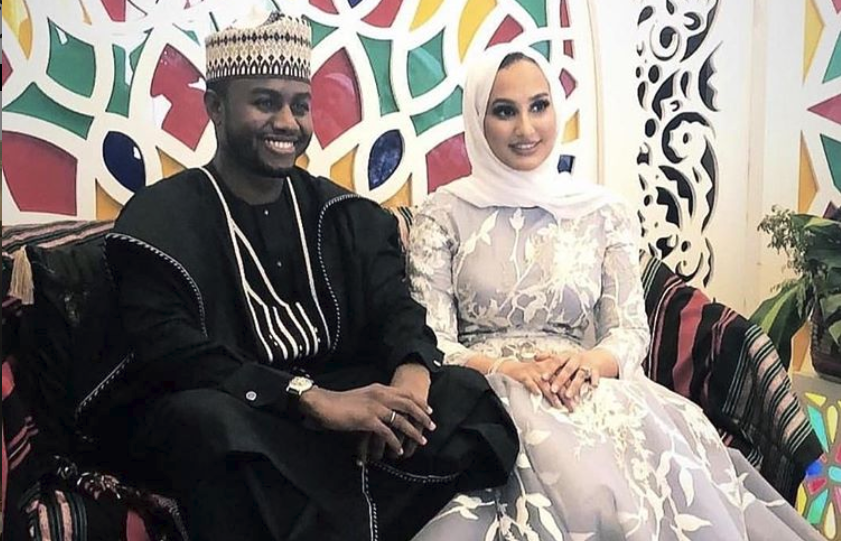 Dangote’s Nephew, Mohammed competes fairy tale marital rites to Sara Fouad Saeed