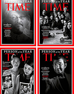 TIME magazine honours journalists, a newspaper as its 2018 persons of the year