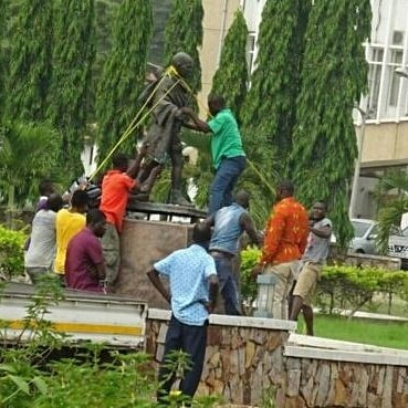 Statue of Gandhi removed from University of Ghana over claims he was a ‘racist’