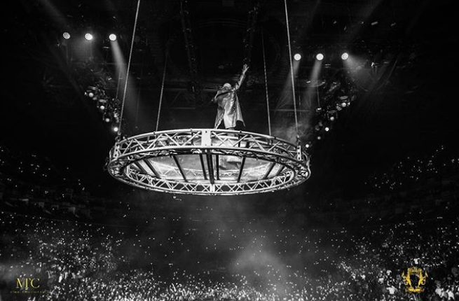 Davido sells out O2 arena, London with Idris Elba, Naomi Campbell, Edward Enninful in attendance