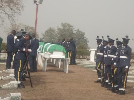 NAF helicopter crash victims who died in combat buried in Abuja