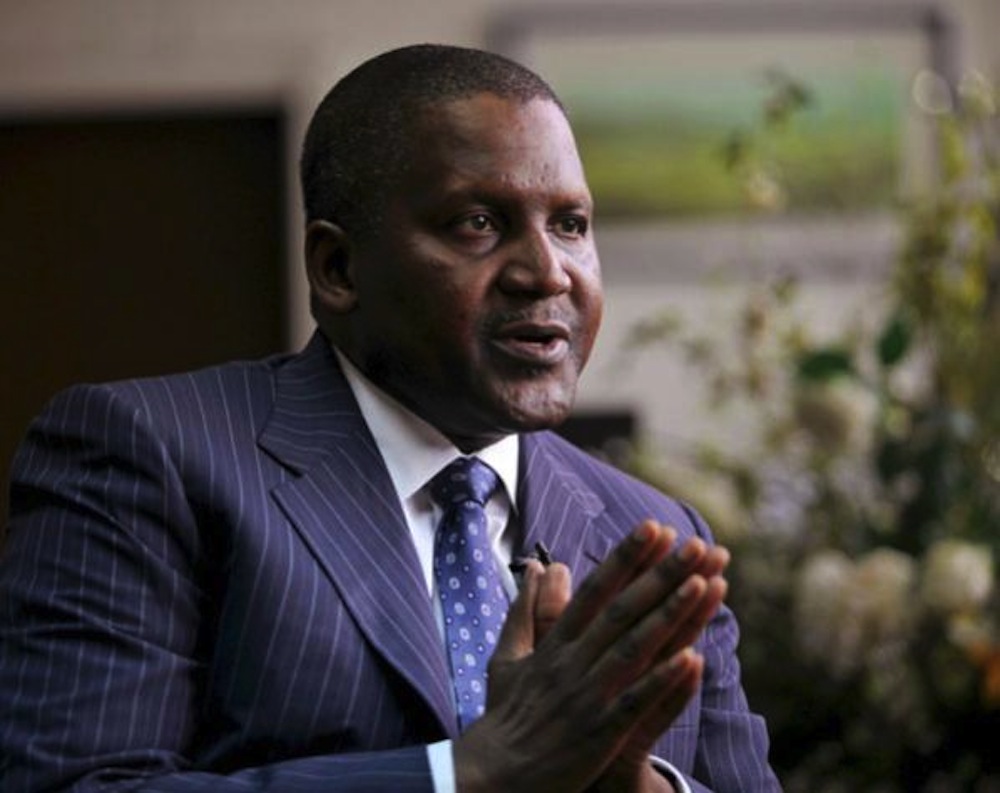 Dangote not a co-owner of executive jets services ltd