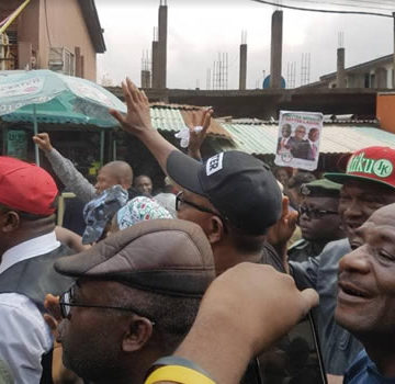 Obi, Agbaje take campaign to Lagos markets (videos)