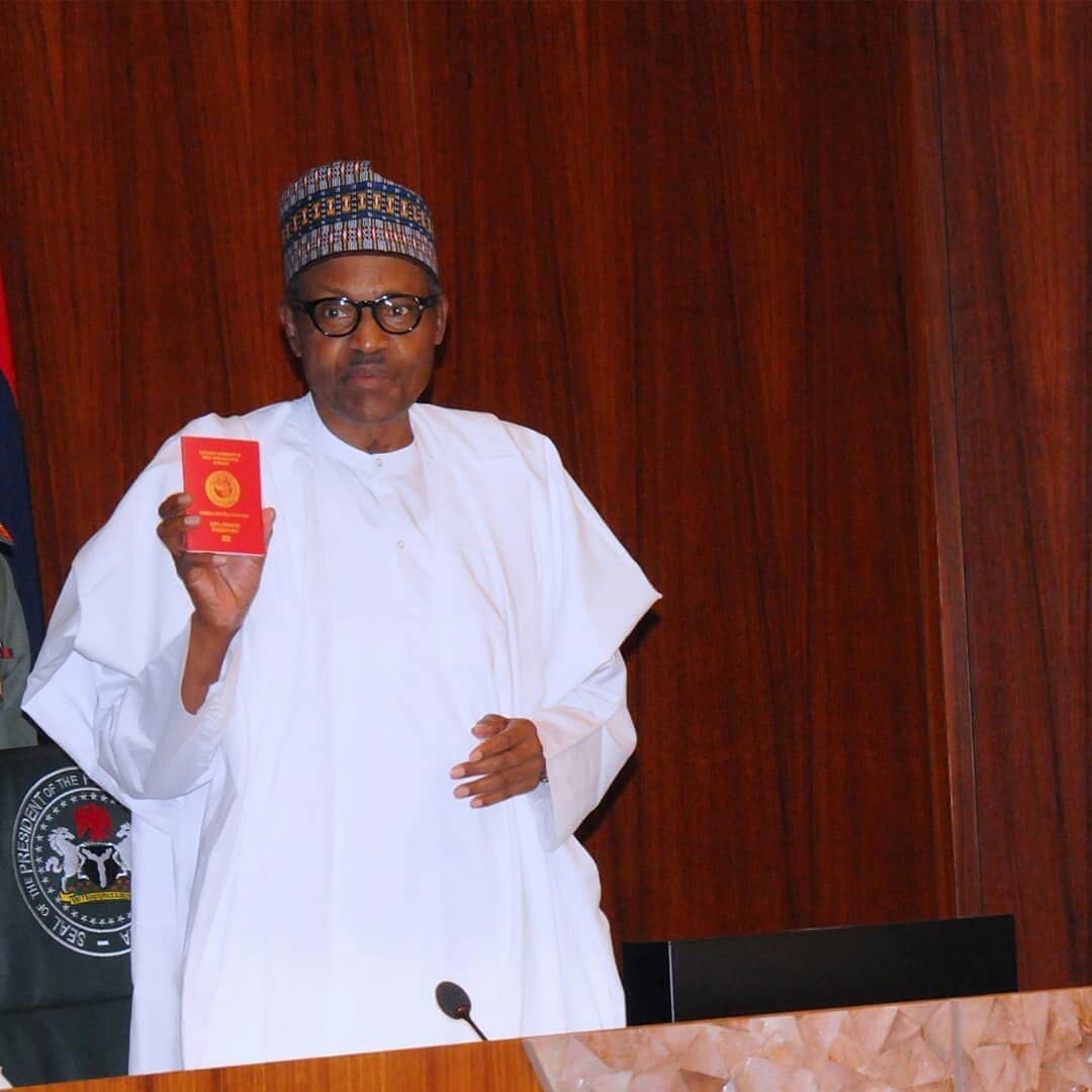 Buhari launches new passport with 10 years validity