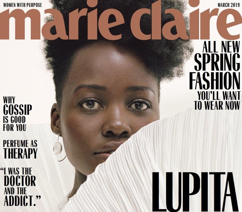 Lupita Nyong’o talks politics, movie making and a soon-to-be author to Marie Claire