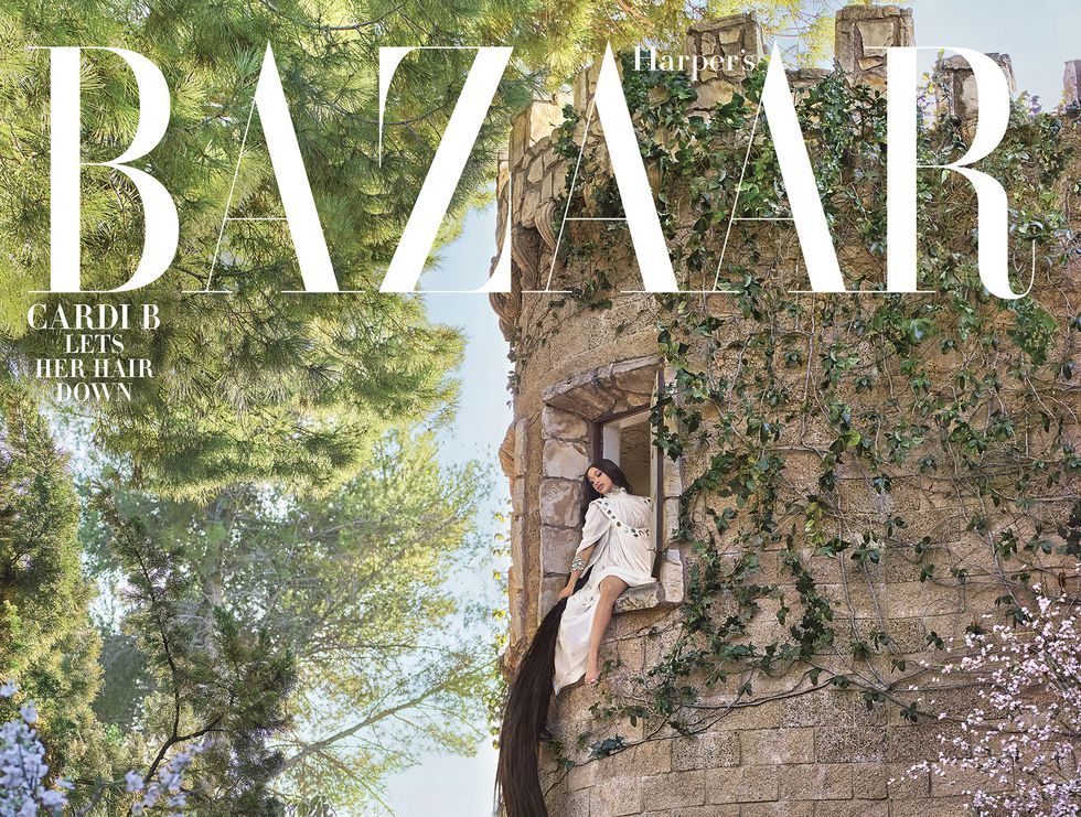 Cardi B opens up on Post-Partum Depression as she lights up the cover of Harpers Bazaar