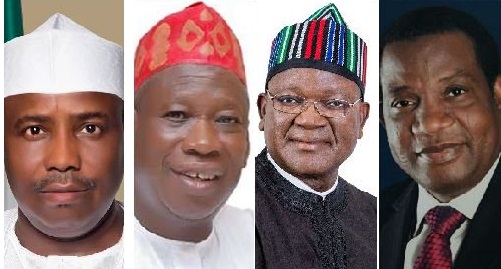Ganduje, Tambuwal, Lalong and Ortom win second term