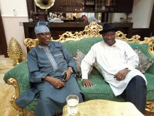 Ex president Jonathan begs Daniel not to leave PDP
