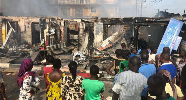Fire guts shops, goods worth millions in Ogba