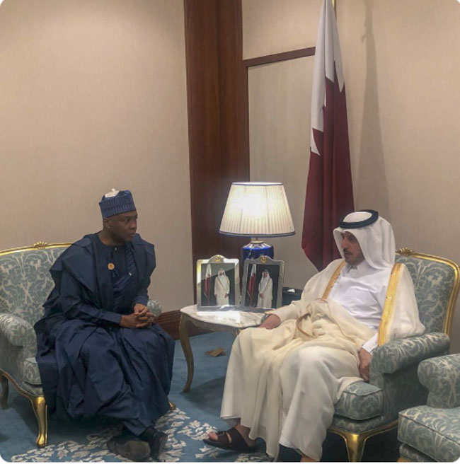 Saraki urges Qatar to lift visa ban on Nigerians