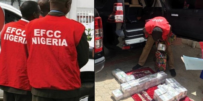 EFCC nabs brother to Zamfara SSG with N60m in Ghana-must-go bag