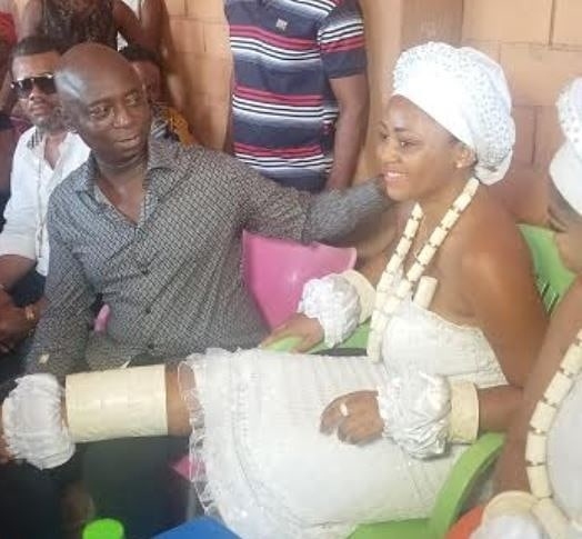 Regina Daniels concludes marital rites with initiation into married women society