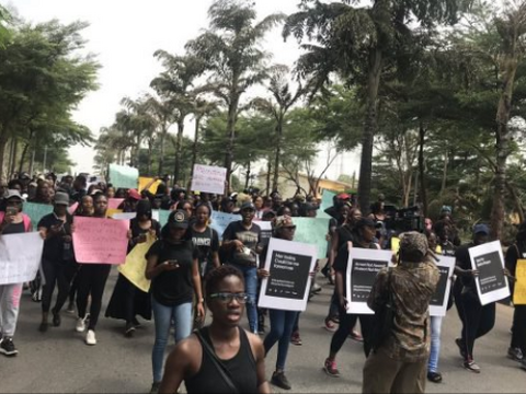 Police frustrating protest on violence against women in Abuja