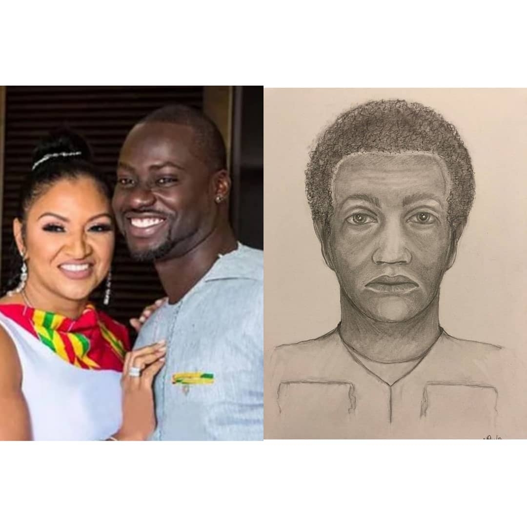 Police release sketch of suspect who killed Chris Attoh’s wife, Bettie Jennifer