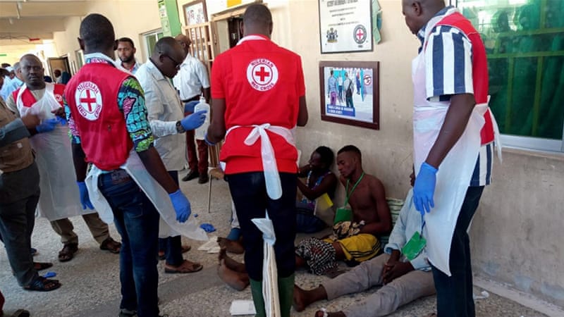 Triple blasts kill at least 30 in Borno in suicide attack