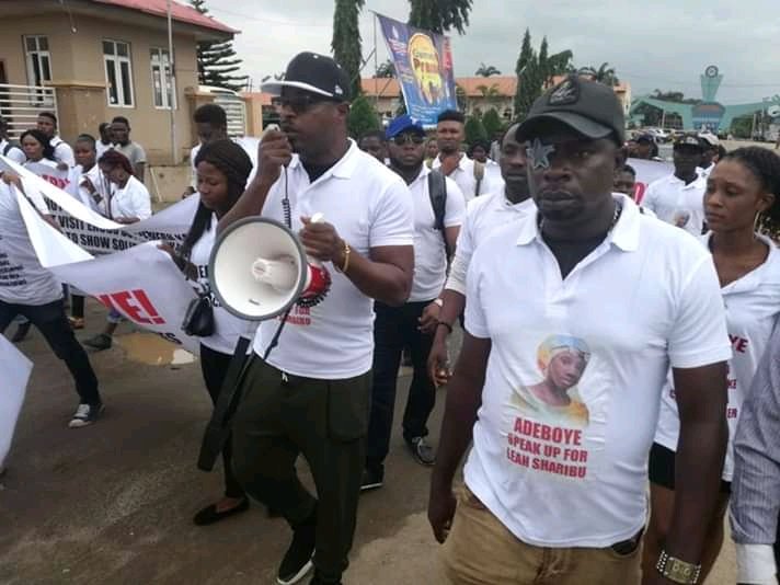 Felix Duke leads protest asking Adeboye to speak against nationwide killings