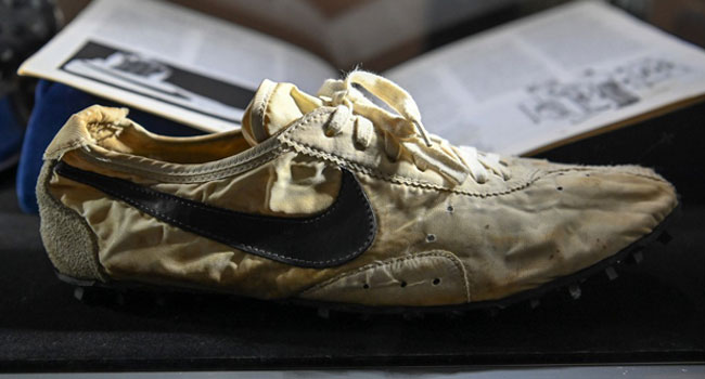 Nike rare ‘Moon Shoe’ sneakers sell for $437,500 at auction