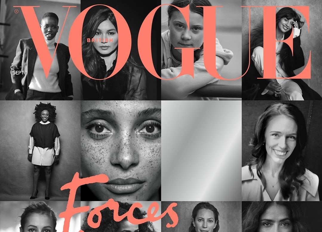 British Vogue features 15 women who are force agents     
