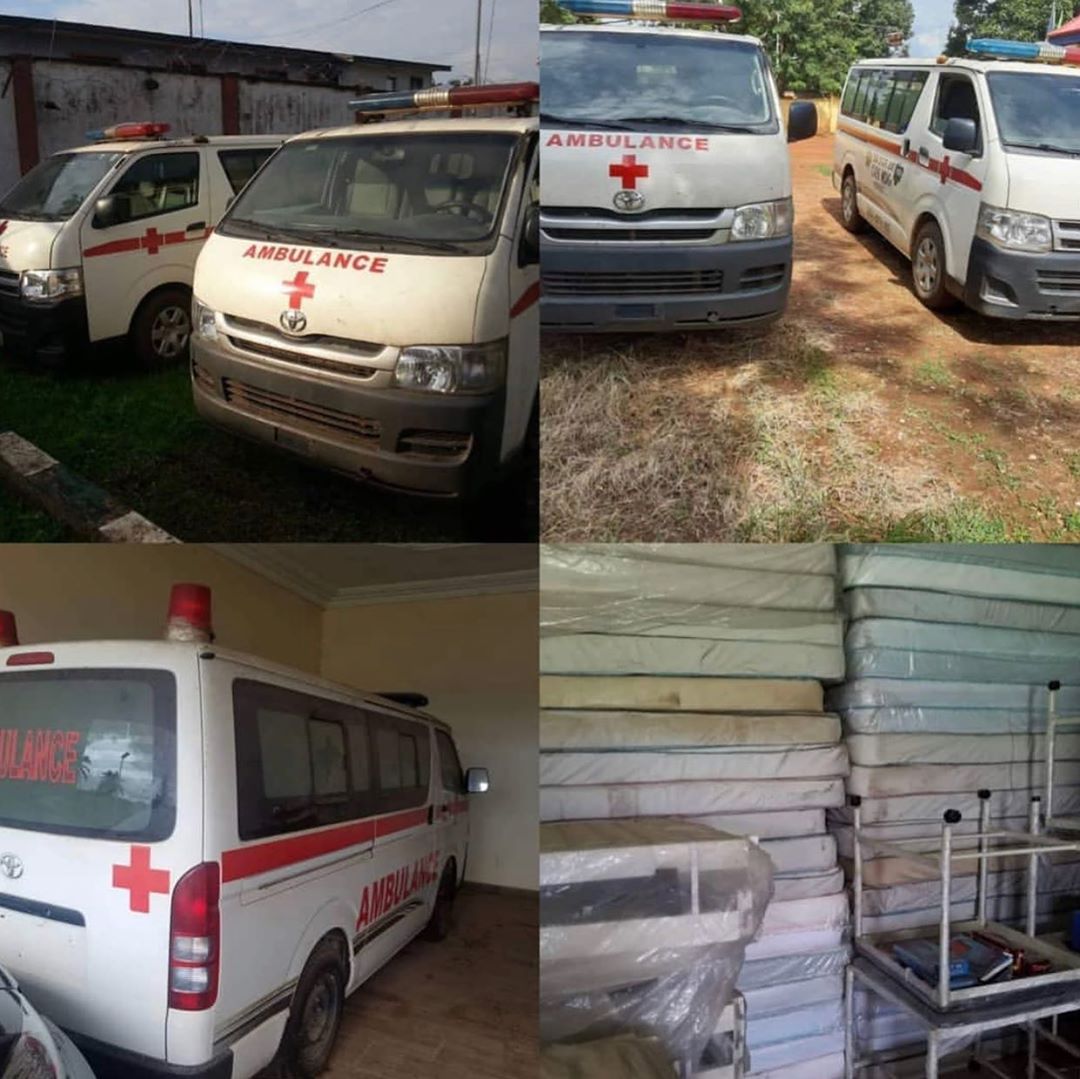 ICPC unearths hidden ambulances, medical equipment meant for hospitals in Edo