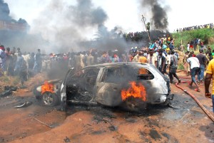 Bandits set Catholic priest, his vehicle ablaze