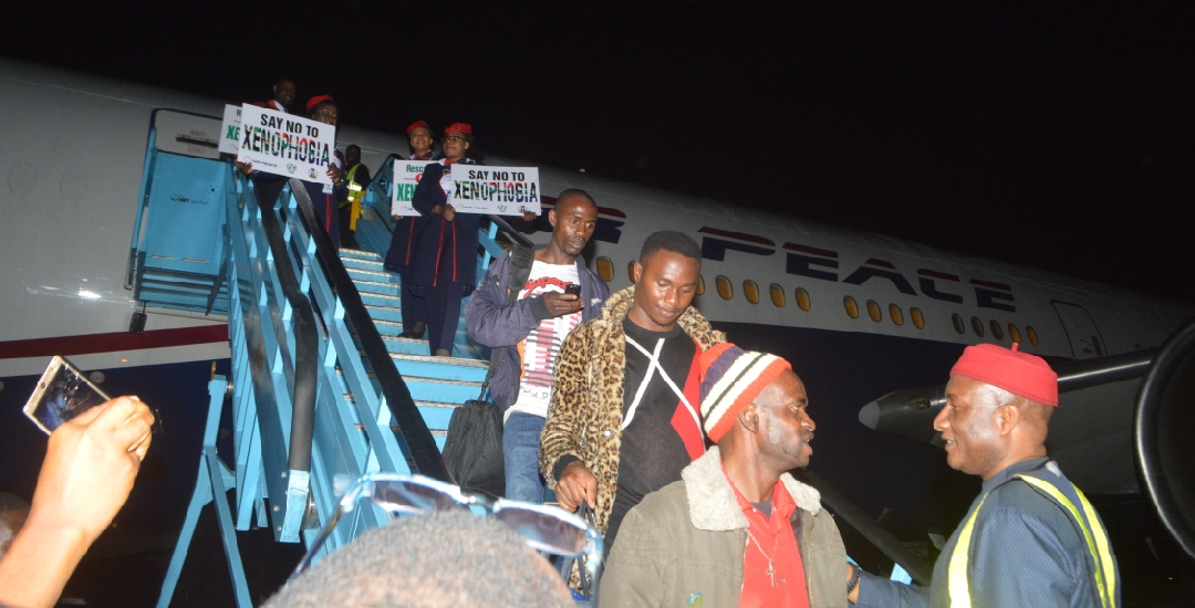 187 Nigerians arrive Lagos from South Africa