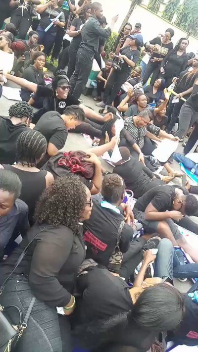 Women protest rampant killings in Rivers hotels