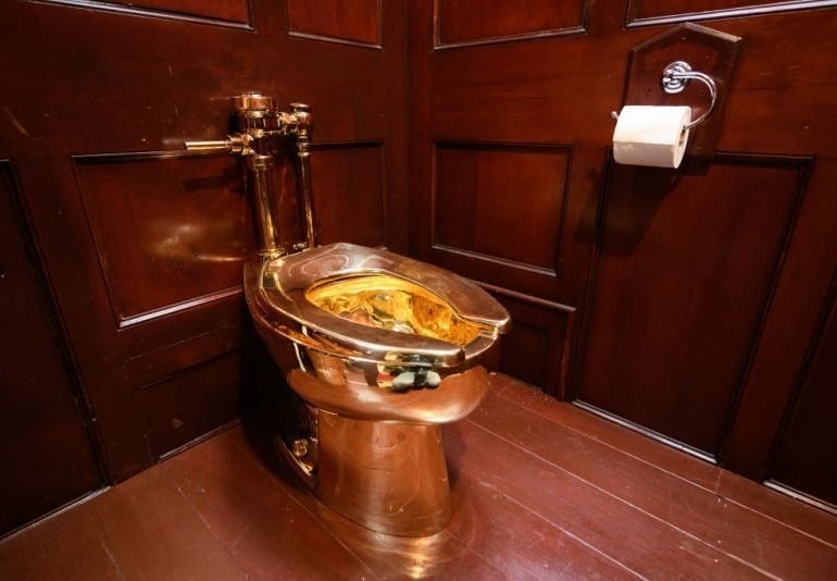 18 carat gold toilet worth N1.8bn stolen from UK Palace