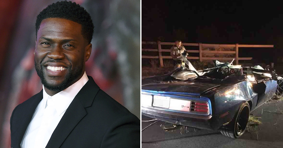 Kevin Hart returns to work following horrendous car crash