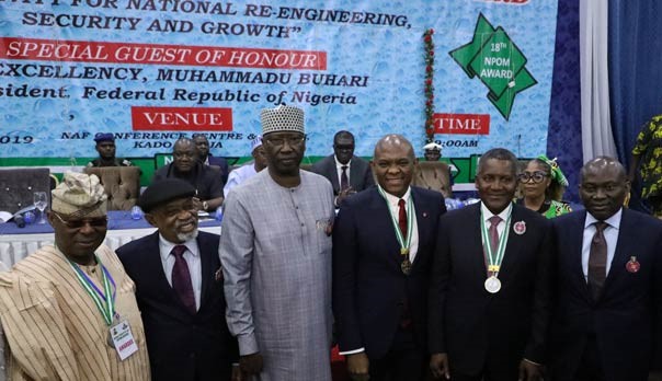 Photos: Dangote, Momoh, Elumelu, others receive National Productivity Award