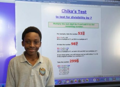 12-year-old Chika Ofili discovers new mathematical formula