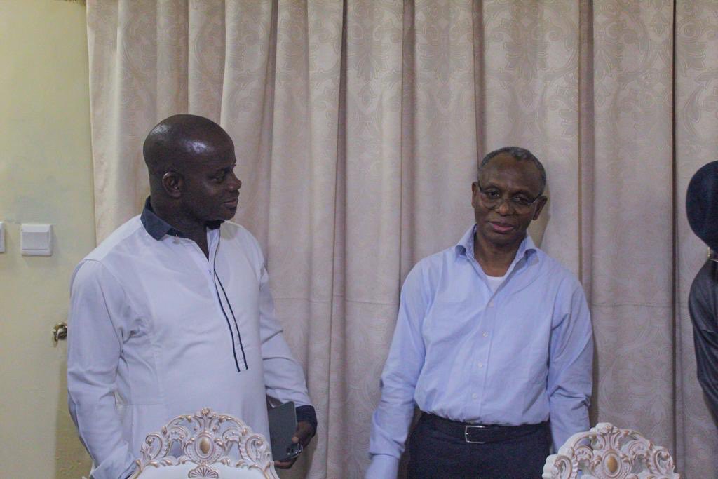 El-Rufai goes on bended knees, begs Kogi people to forgive Bello