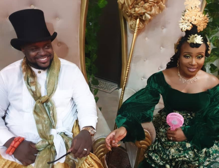Davido’s older brother, Adewale holds his traditional wedding in Calabar