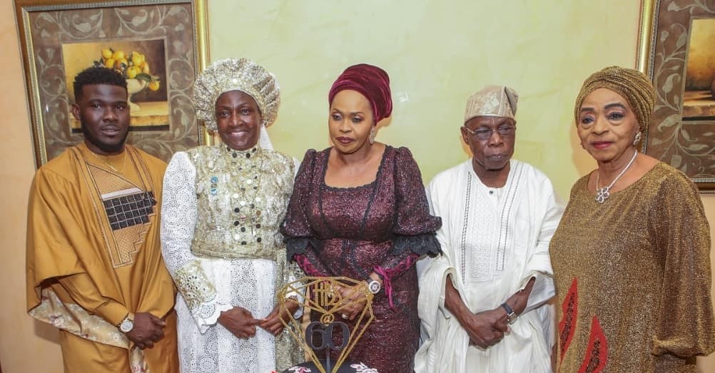 Ex-president Obasanjo hosts 60th birthday party for Bola Shagaya
