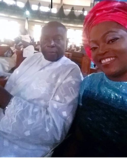 Funke Akindele-Bello in Dubai, siblings absent at father’s burial